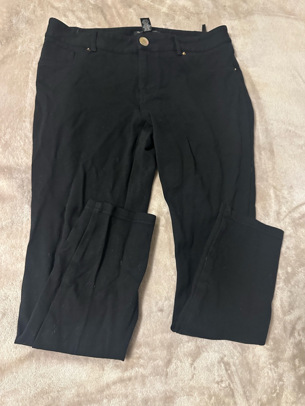 INC International Concepts Black Skinny Pants